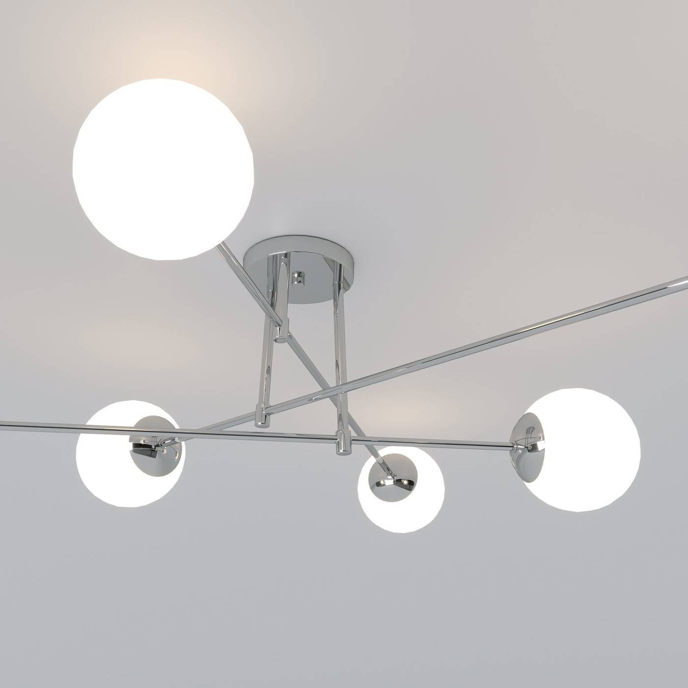 30181/6 хром Потолочная люстра Eurosvet Netz 30181/6 хром