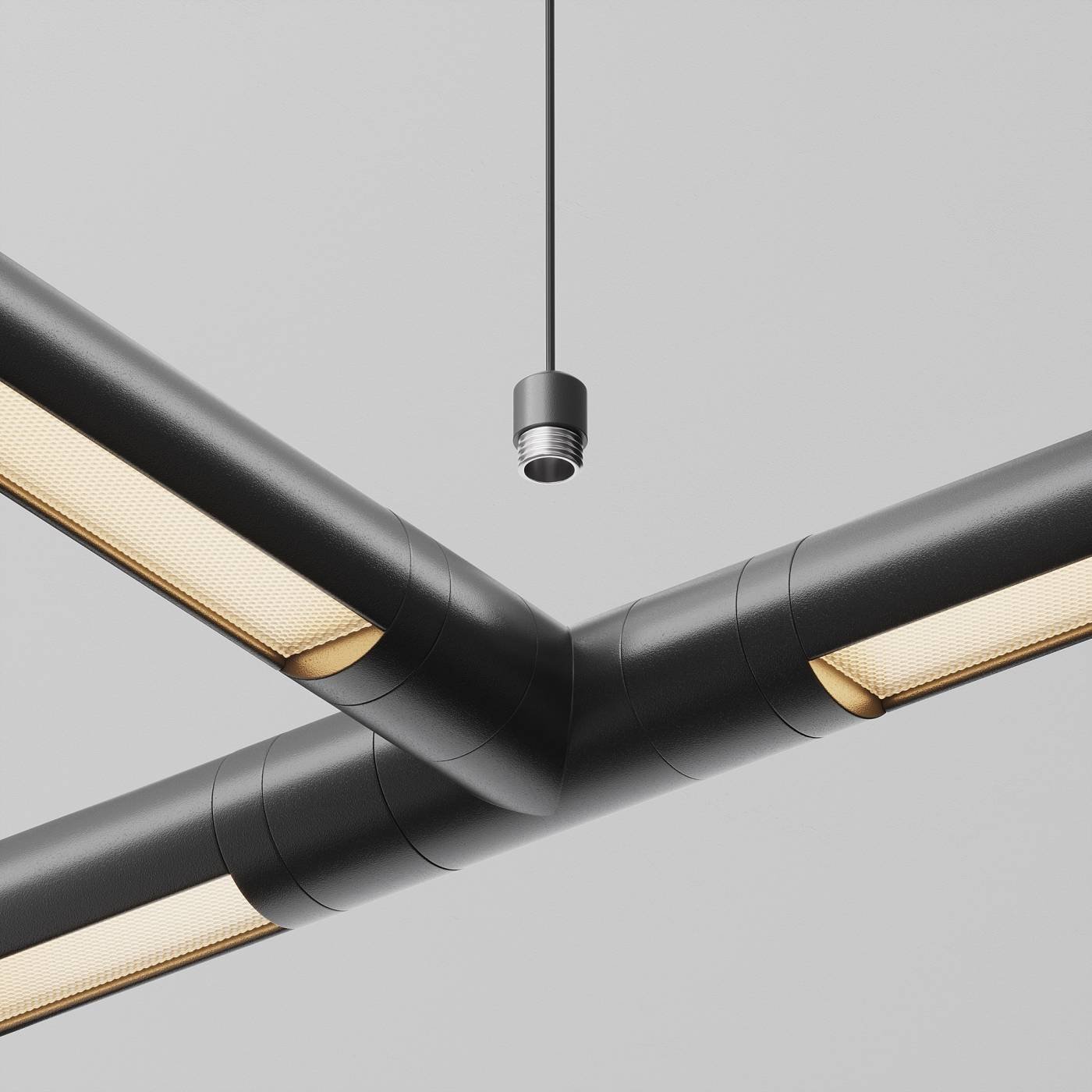 Тросовый подвес 1000мм с потолочной чашей для системы Shelf Shelf Maytoni Accessories for system Shelf CA029SW-L1000-B