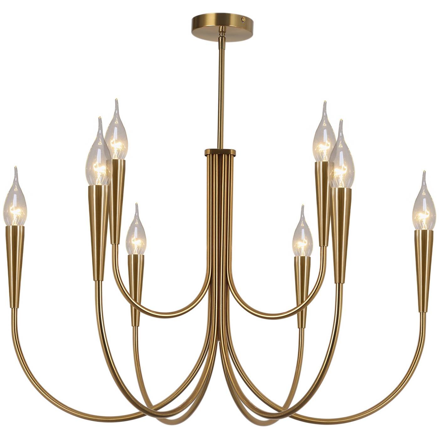 Люстра на штанге ILLUMICO IL0441-9P-79 BRASS VASE