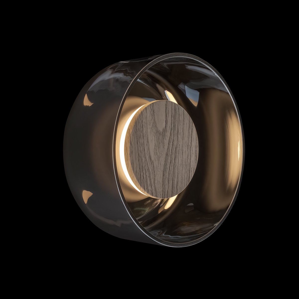 Настенный светильник Totem Loft It 10466W Smoke wood