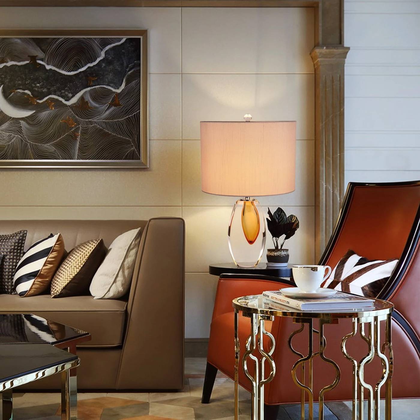 BRTL3023 Настольная лампа Delight Collection Crystal Table Lamp BRTL3023
