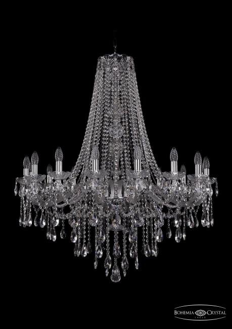 1415/16/360/h-112 Ni Подвесная хрустальная люстра 1415 Bohemia 1415/16/360/h-112 Ni
