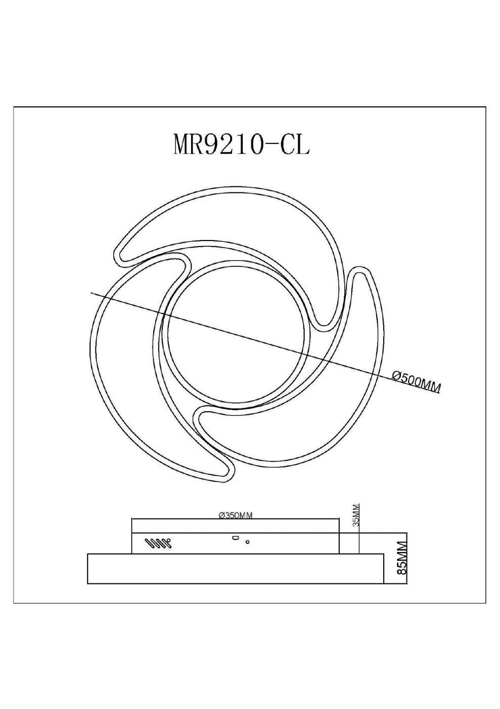 MR9210-CL Светильник потолочный MyFar Lysithea MR9210-CL