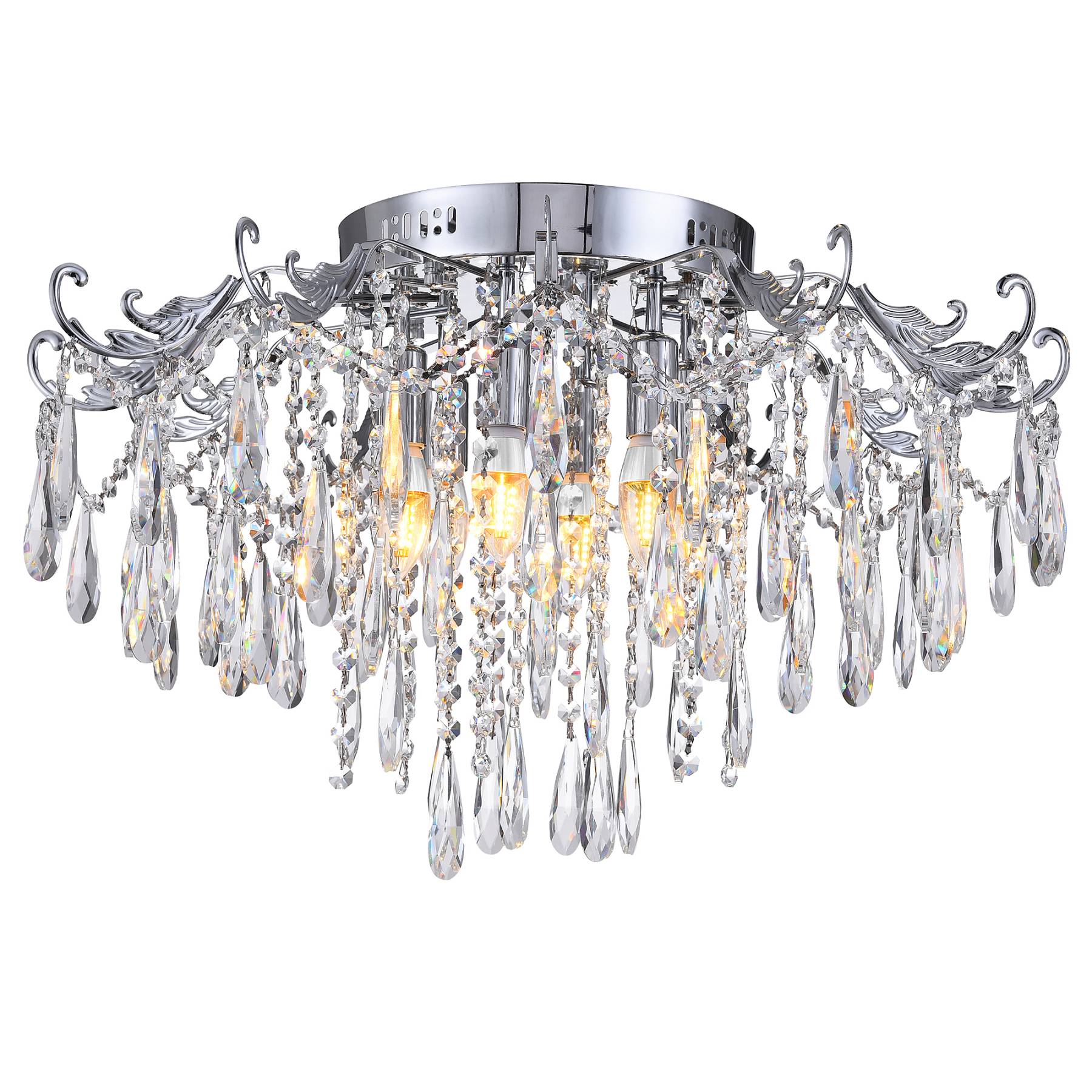 GIOCONDA 81431/6C CHROME Потолочная люстра Natali Kovaltseva Gioconda GIOCONDA 81431/6C CHROME