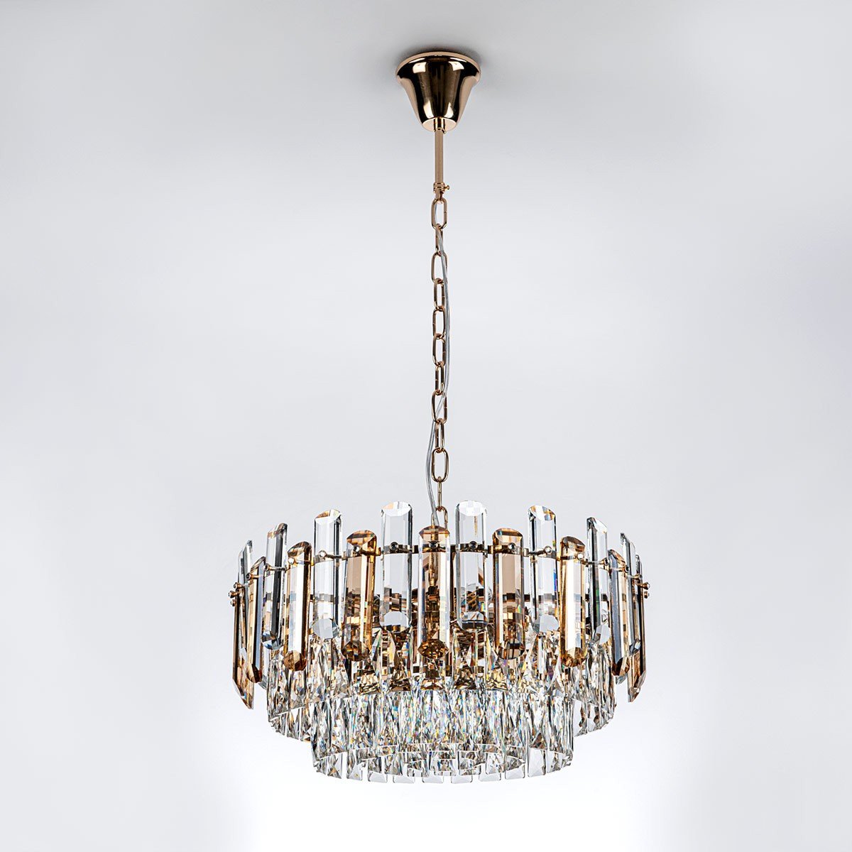 ML.9006.9 GD-BR Подвесная люстра ML Modelux ML.9006.9 GD-BR