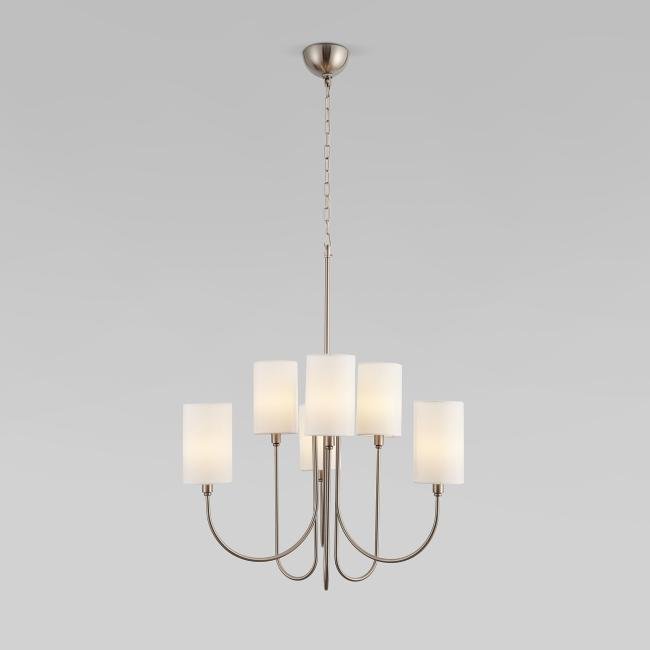 Подвесная люстра Eurosvet Abbey 60164/6 никель