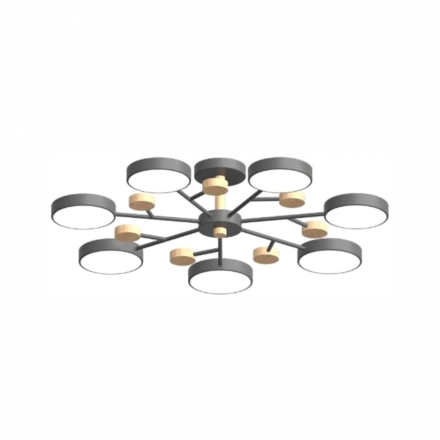 L3205-800 GR Потолочная люстра L LED4U L3205-800 GR