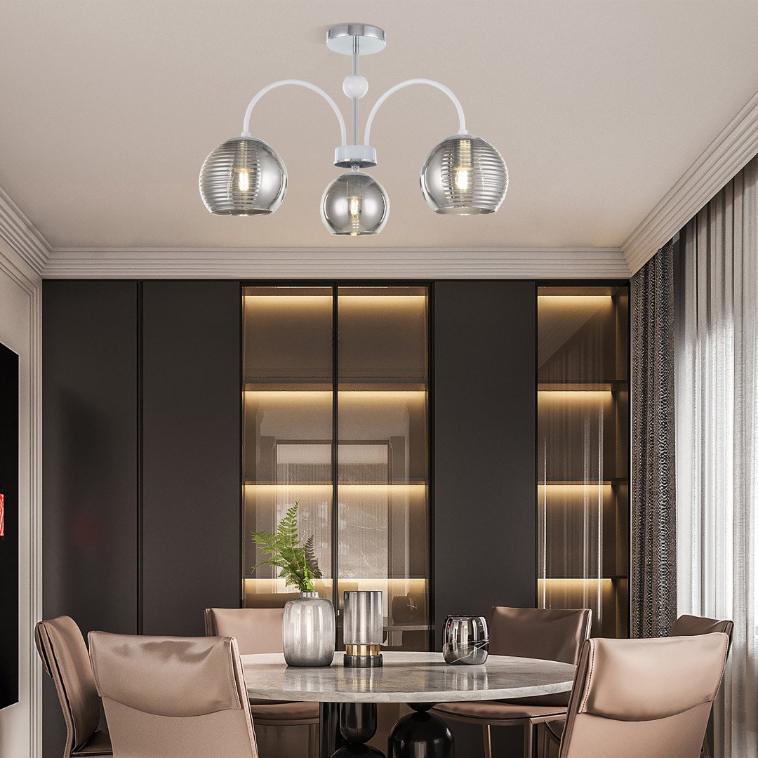 320719/3 CR+WH Потолочная люстра Arte Milano Napoli 320719/3 CR+WH