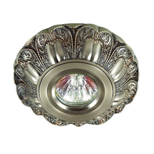 Встраиваемый светильник с узорами Latica 370187 Novotech