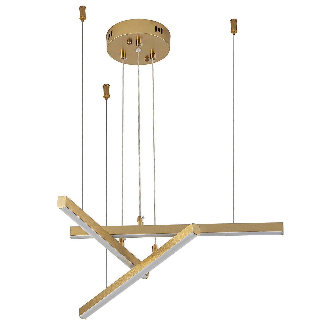 Подвесная люстра Indigo Paralleli V000085L 14017/3P Gold