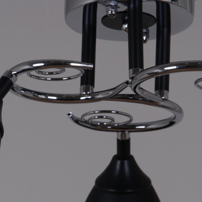 Потолочная люстра 70139-3.3-03 CR+BK