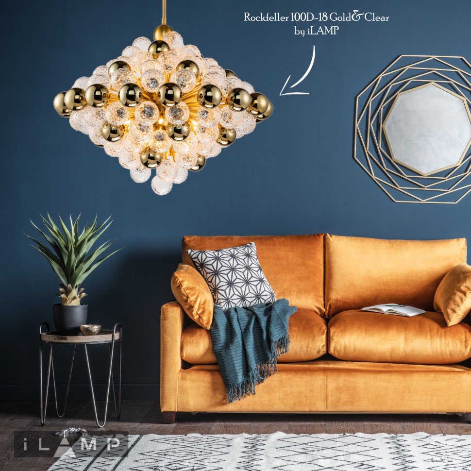 100D-18 MBR Люстра подвесная Rockfeller iLamp 100D-18 MBR