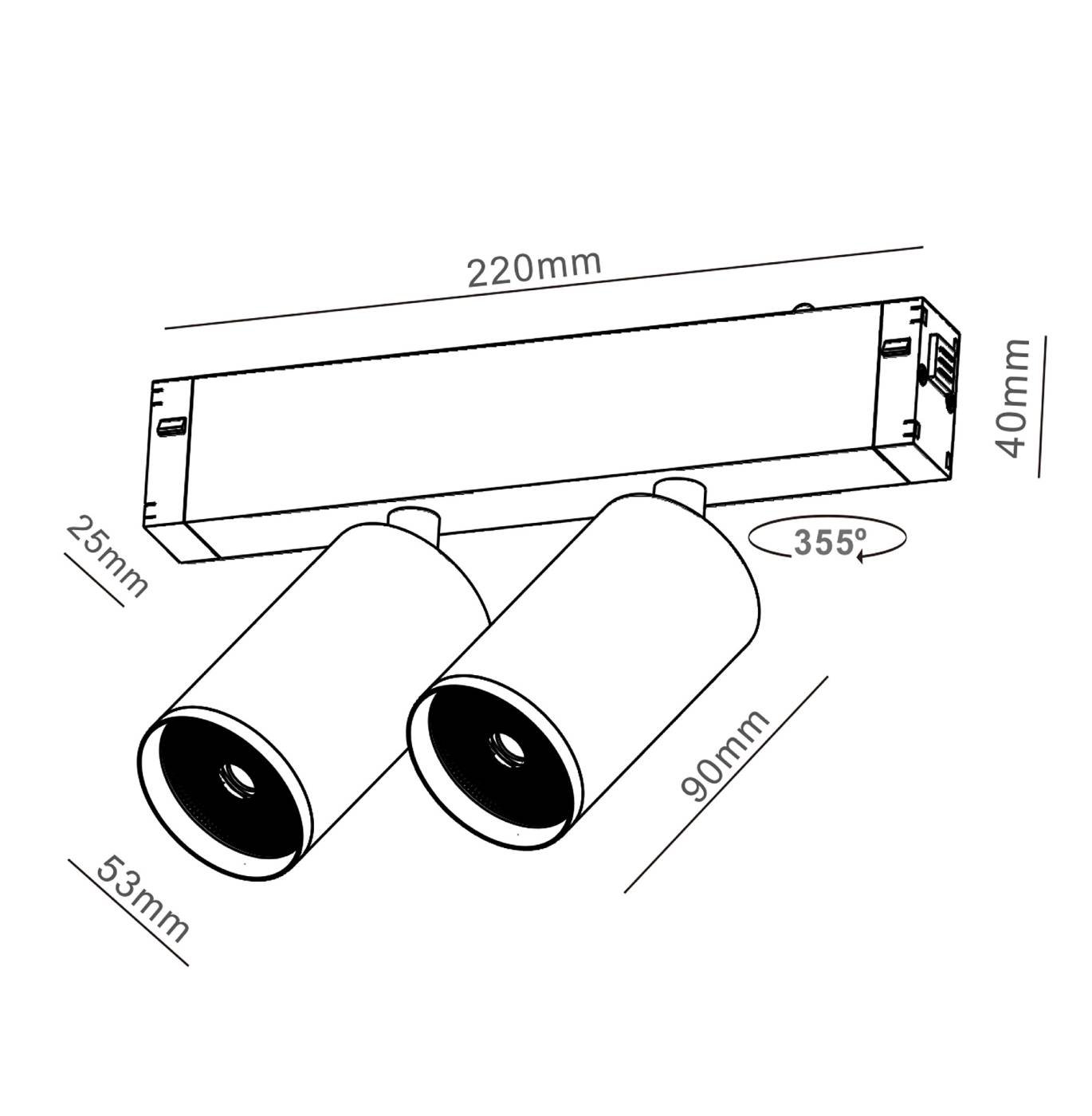 Трековый светильник IMEX IL.0050.5011-GU10-GAB