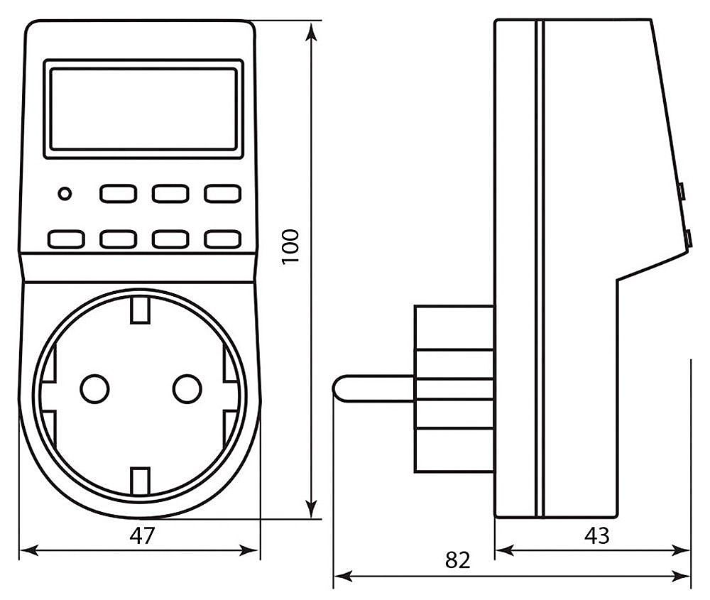 Розетка Feron TM24 23257