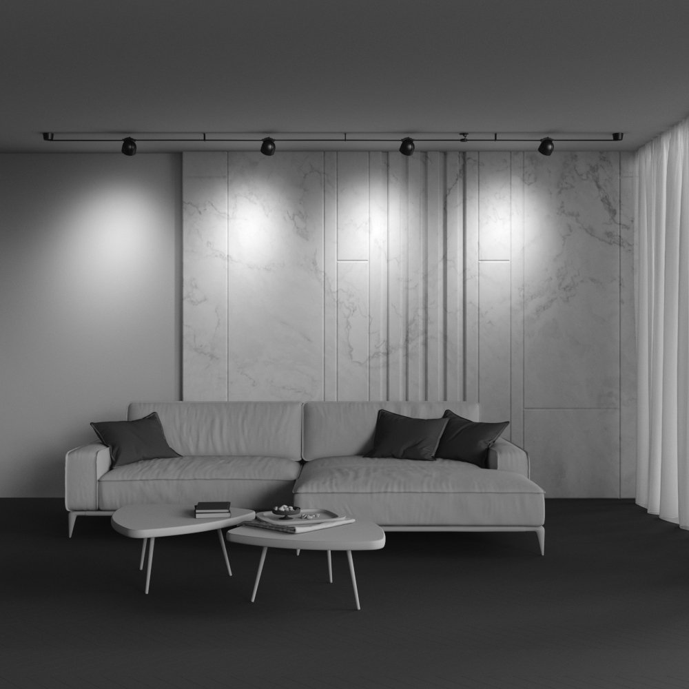 TR124B-12W4K-M-B Трековый светильник Maytoni Pendant system Parity TR124B-12W4K-M-B