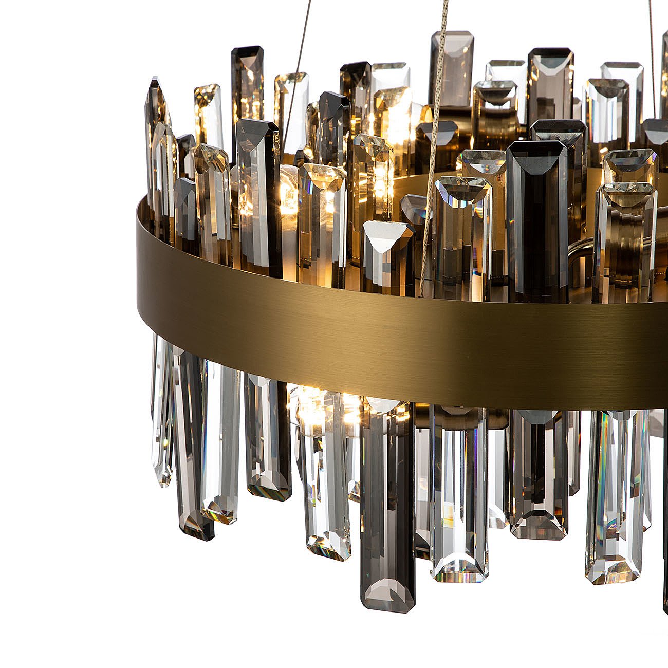 V000037 Подвесная люстра Indigo Ritmo 12006/8P Brass V000037