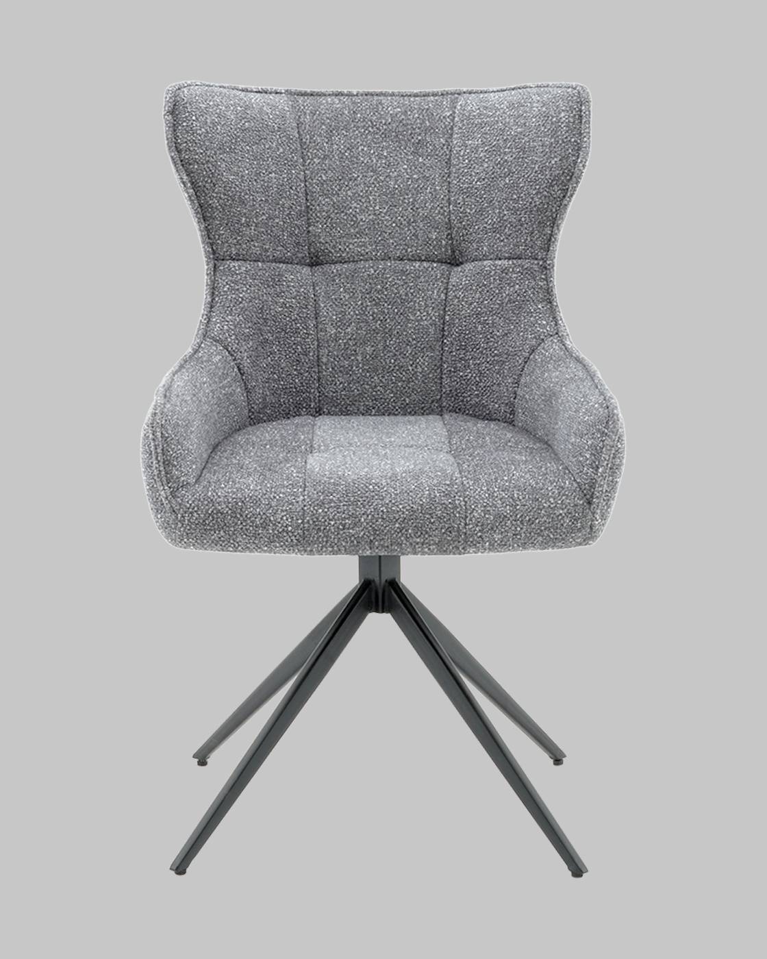 Стул вращающийся Stool Group Carlene DC-2409007 grey FL07