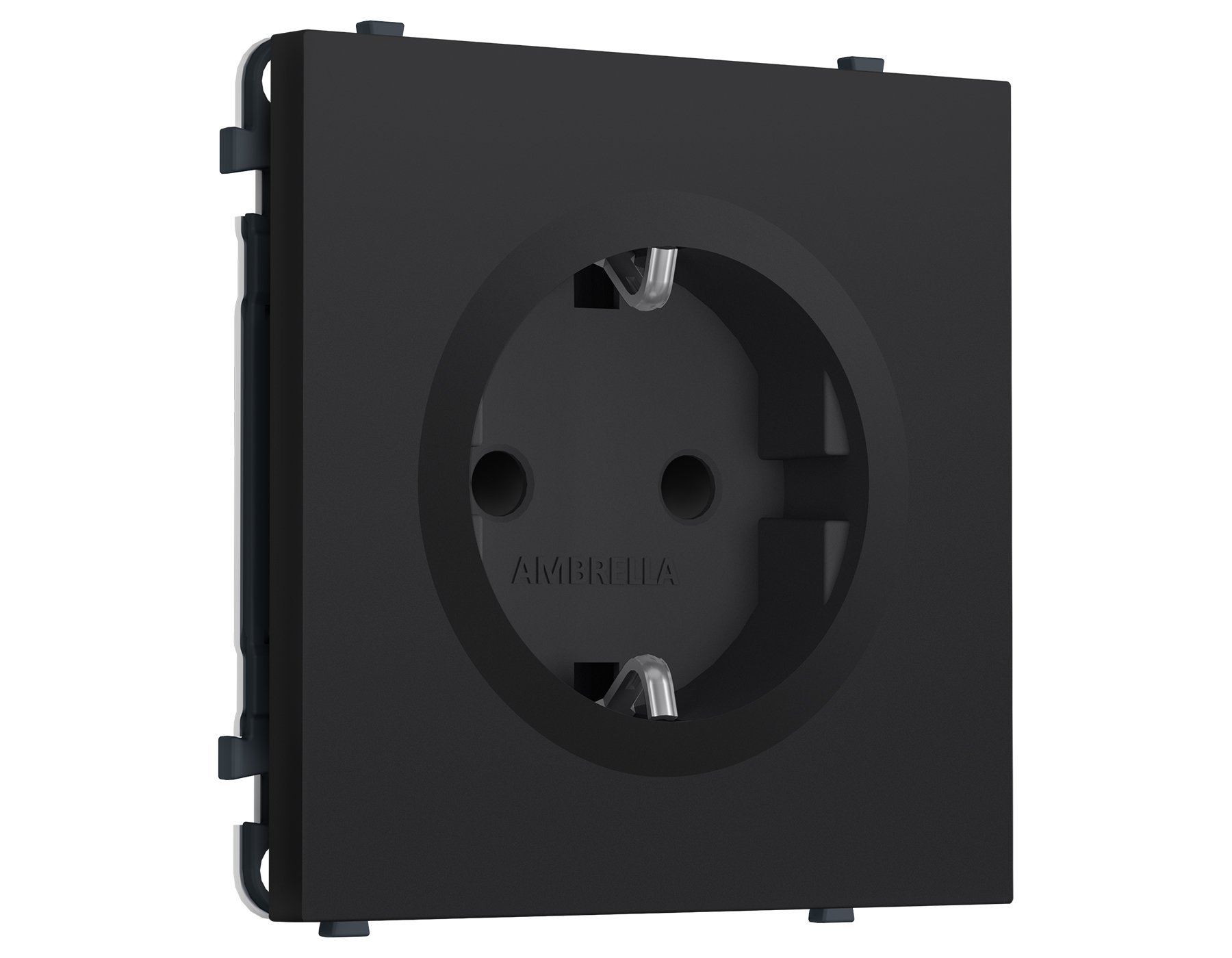 MS987010 MS987010 Комплект механизма электрической розетки SIGMA Черный Мягкое касание 50Hz 2P+E с/з с/ш 16A-250V QUANT PRO (SP9870, PR141)