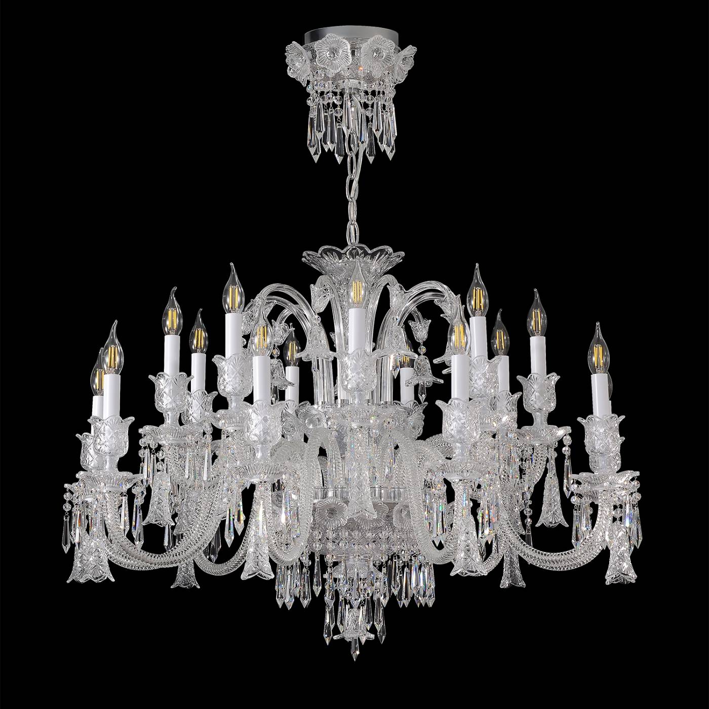 VERSAILLES SP9+9 CHROME Подвесная люстра VERSAILLES Crystal Lux VERSAILLES SP9+9 CHROME