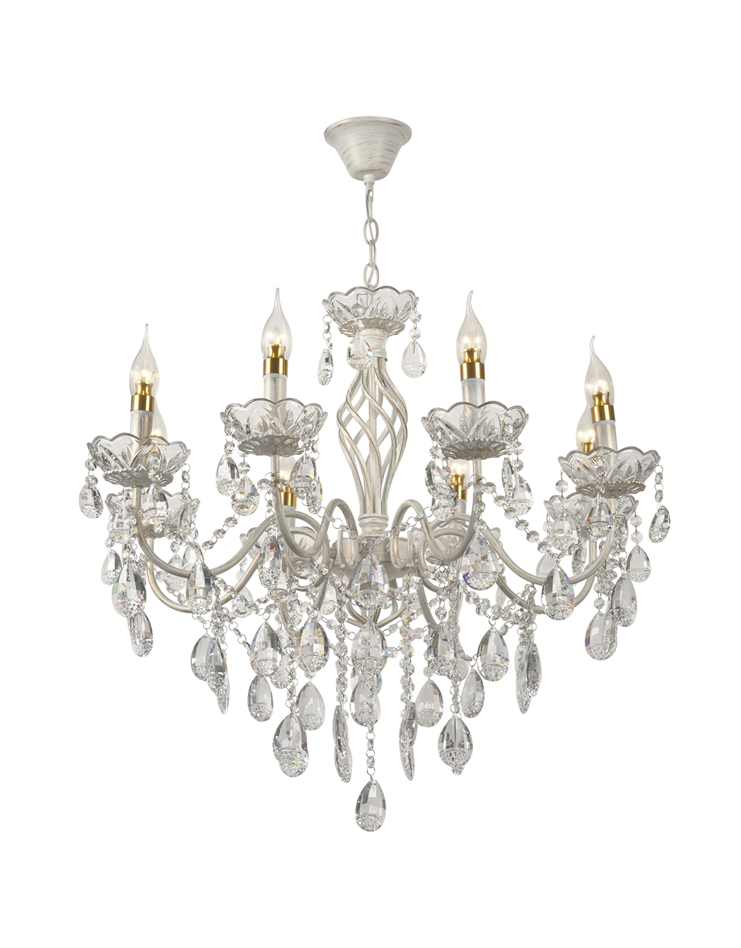 Подвесная люстра Мелодия Света P6797-8 WT+GD 000024278