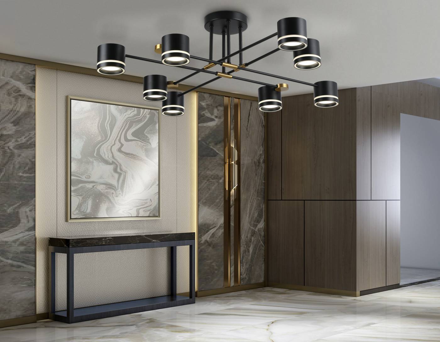 Потолочная люстра Style GX53 Ambrella FL71532