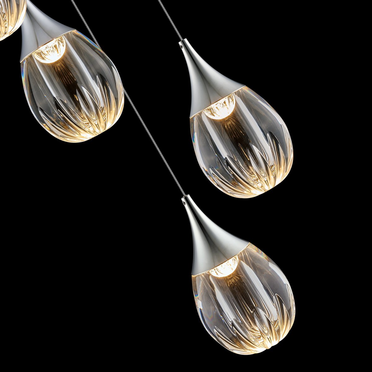 MD24001004-9A chrome/clear Светильник подвесной Delight Collection Stilla MD24001004-9A chrome/clear