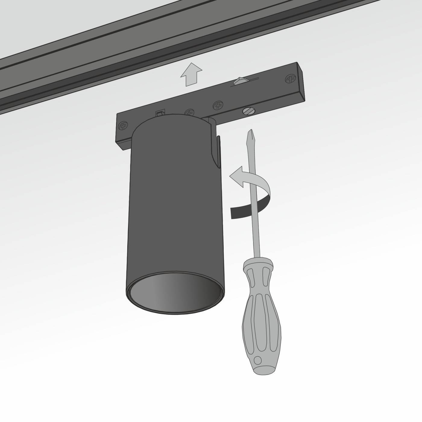 Трековый светильник Elektrostandard Mini Magnetic Mini Magnetic Трековый светильник 3W 3000K (черный) 85200/01