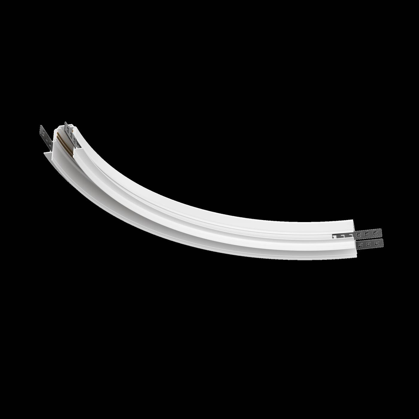 TRA044-angle.12W Коннектор радиусный R300 Exility встраиваемый под ГКЛ 12,5мм Maytoni Accessories for tracks Exility TRA044-angle.12W