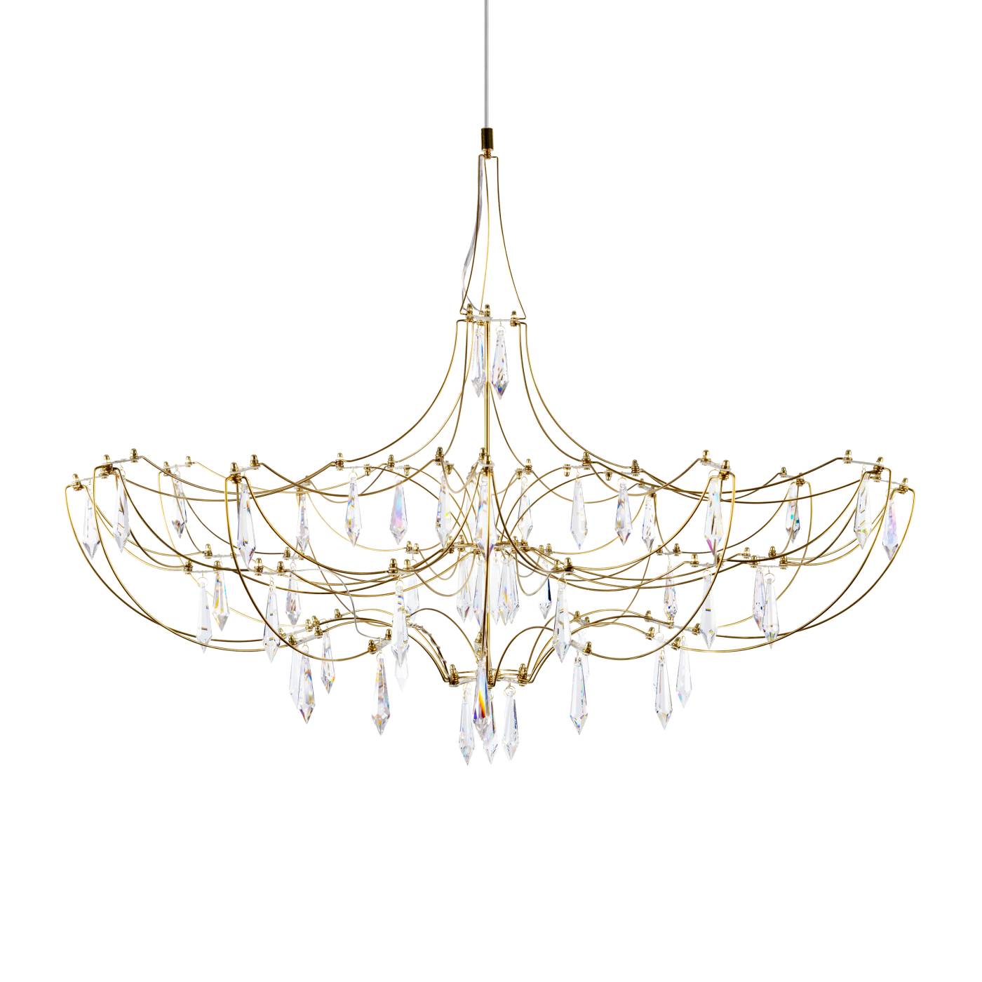 10589/900 Gold Asfour Подвесная люстра Mira Loft It 10589/900 Gold Asfour