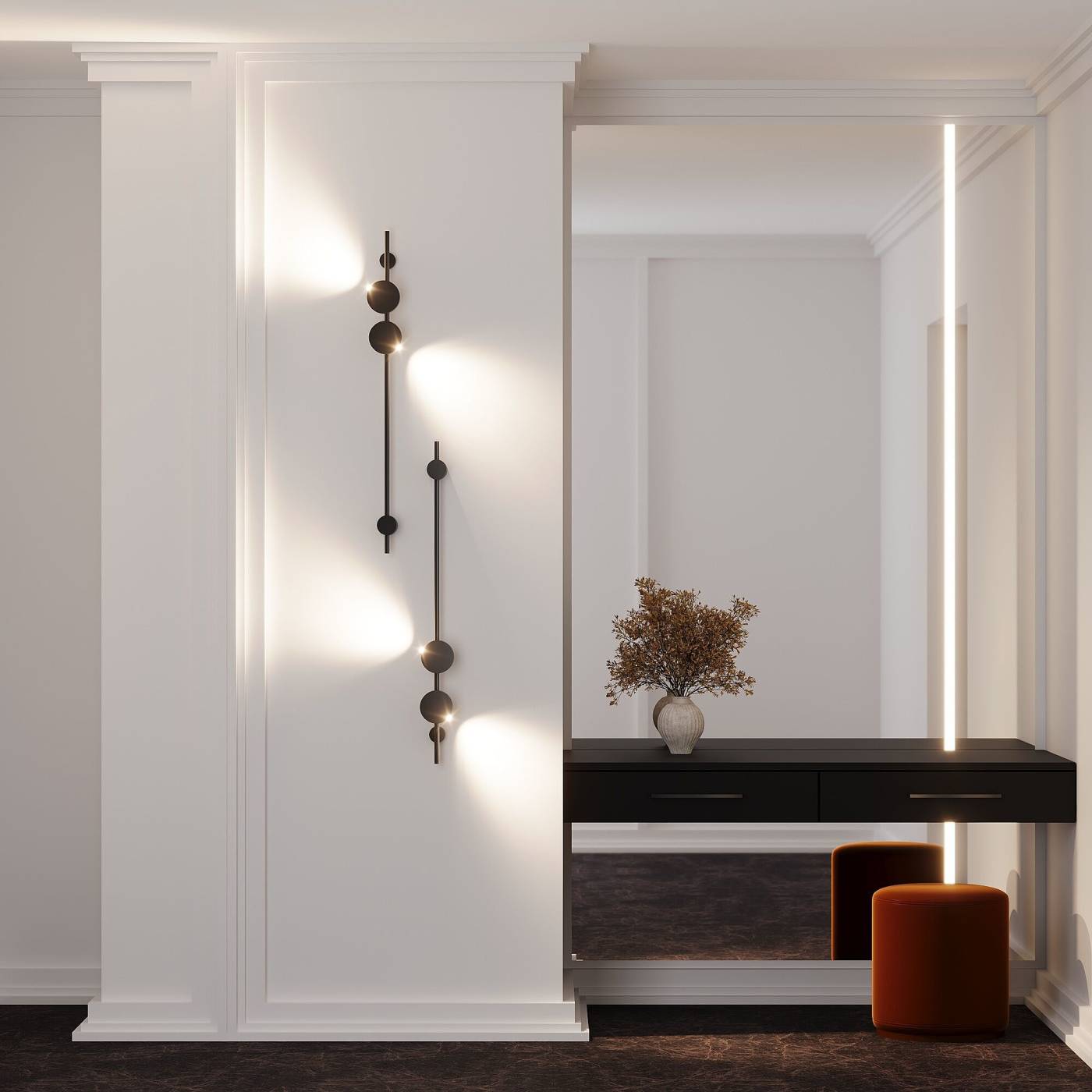 Настенный светильник Elektrostandard Illume Illume черный (40154/LED) 4000K