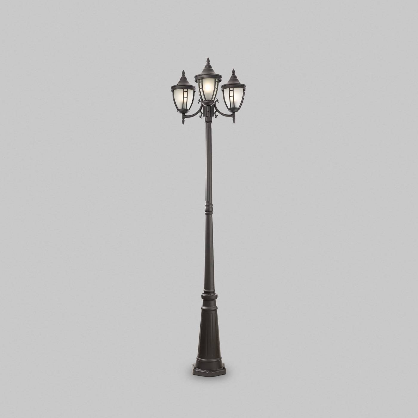 Столб фонарный уличный Maytoni Rivoli O026FL-03B