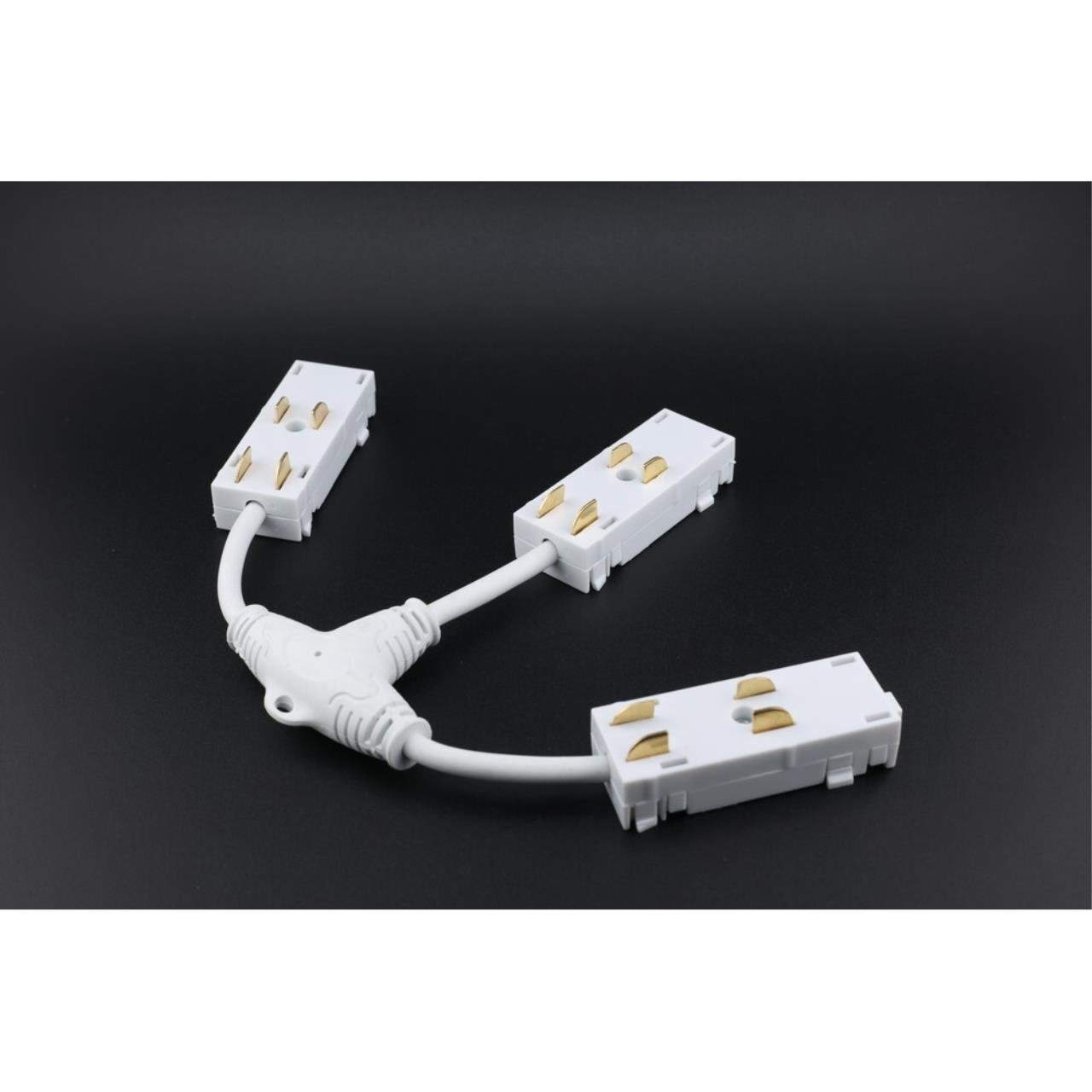 APL.0280.10.04 Трековый коннектор питания Т-образный Magnetic track 220 Aployt APL.0280.10.04