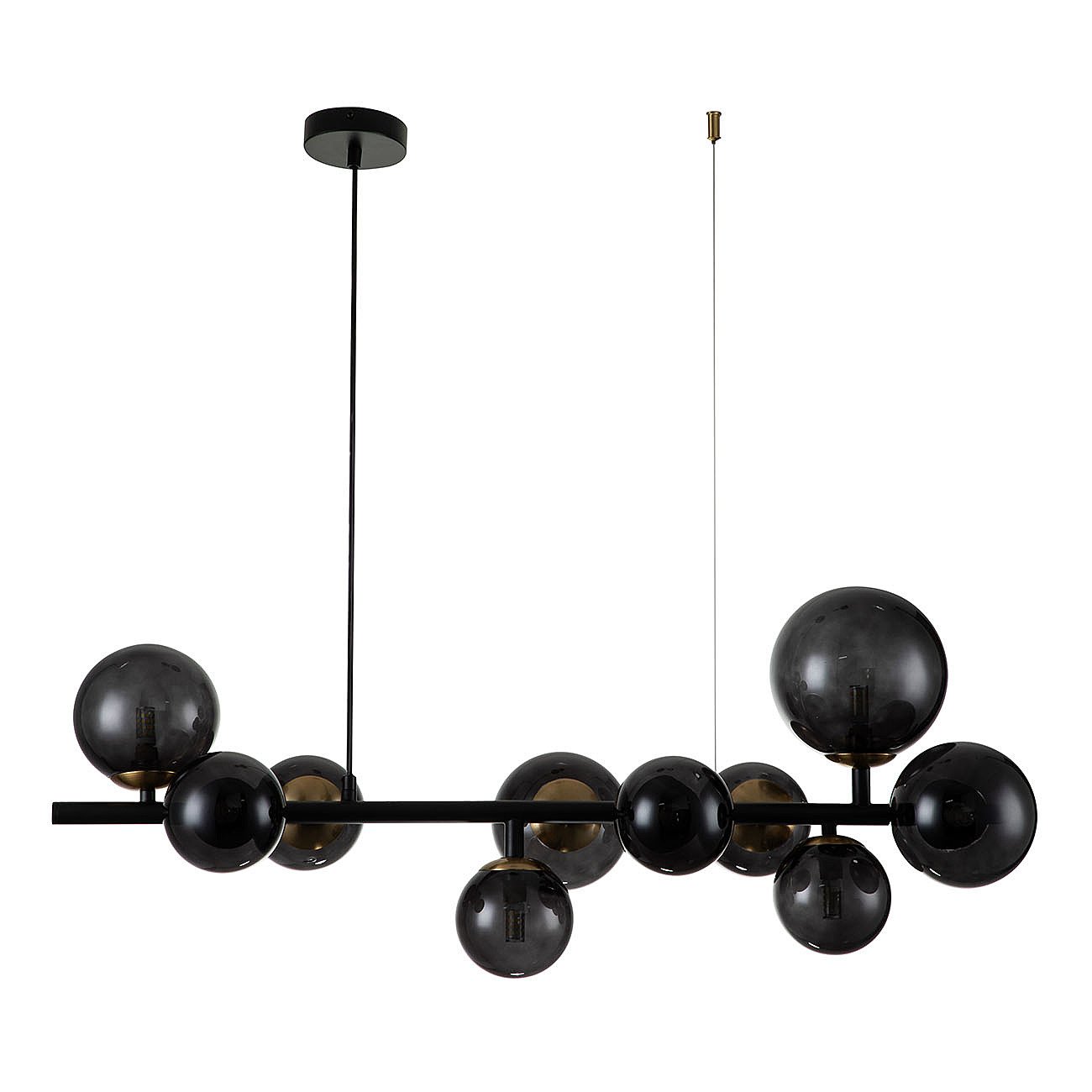V000196 Подвесная люстра Indigo Molecola 11018/10P Black V000196