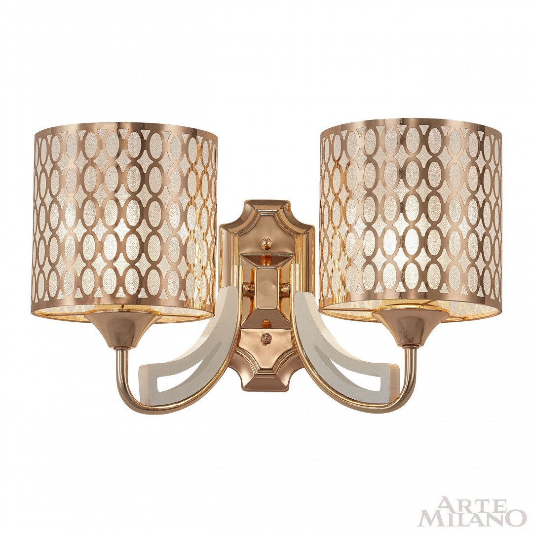 303387/2W Wh/Gd Настенное бра Arte Milano Florentia-3387 303387/2W Wh/Gd