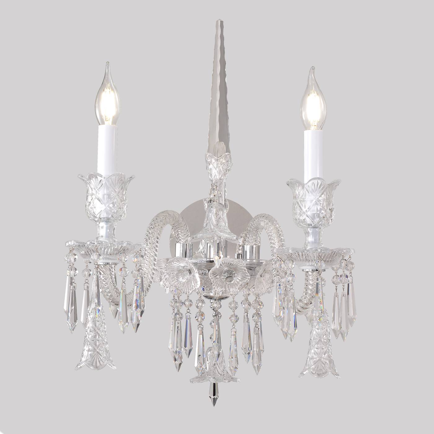 Бра настенное VERSAILLES Crystal Lux VERSAILLES AP2 CHROME