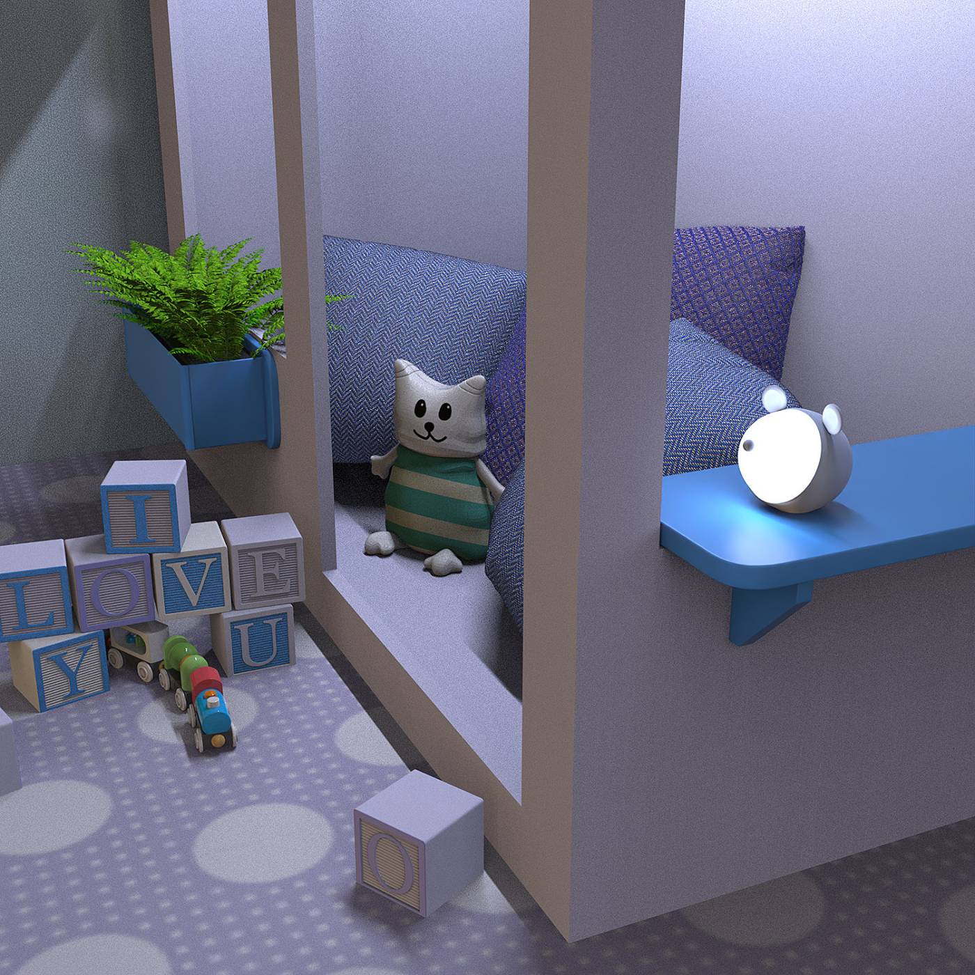 Детский ночник Gauss NN7026