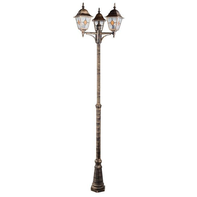 Столб фонарный уличный Arte Lamp Madrid A1542PA-3BN