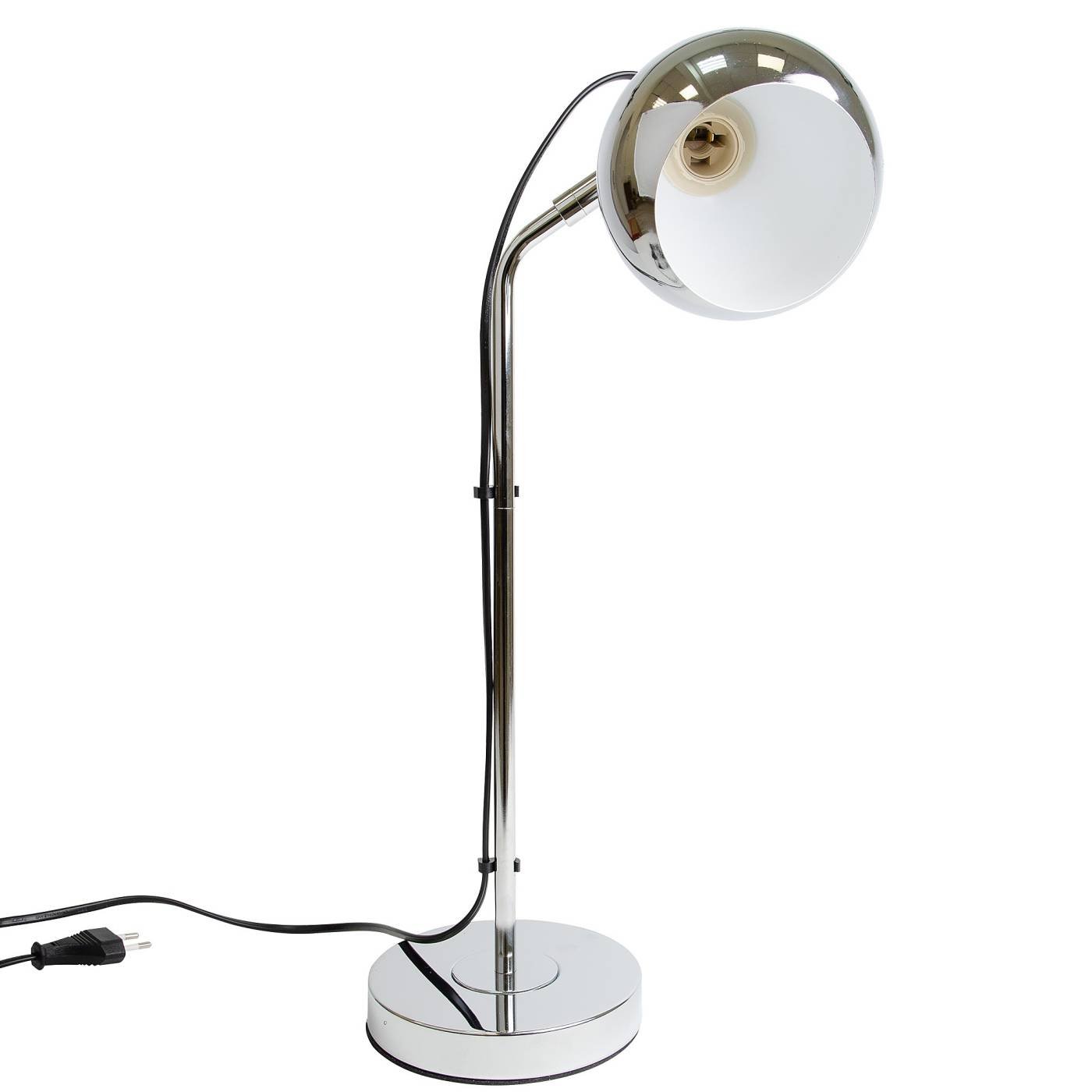 Настольная лампа Uniel UML-B702 E14 SILVER