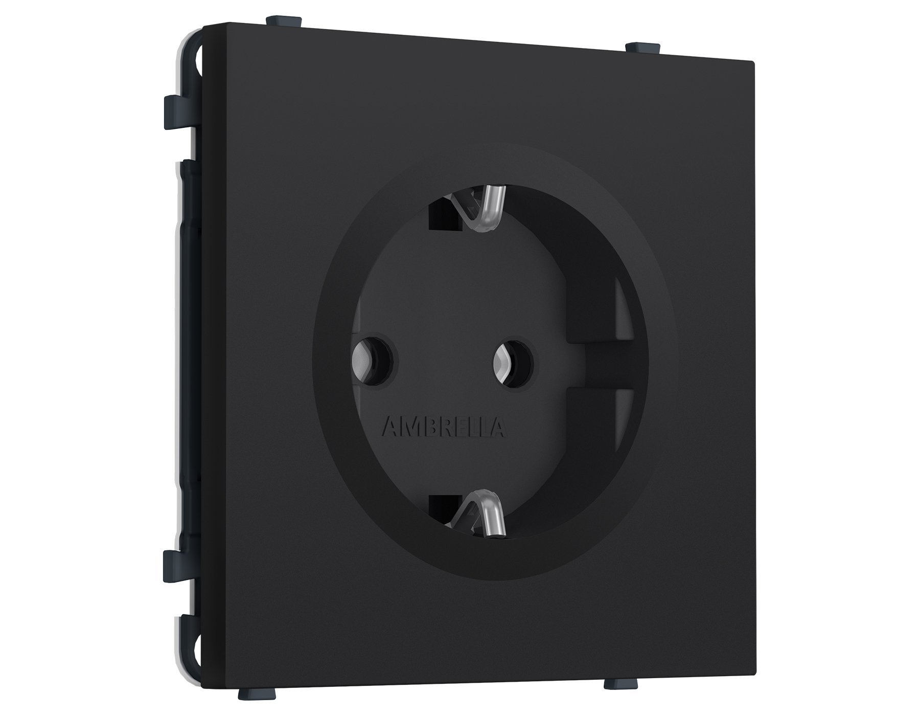 MS986010 MS986010 Комплект механизма электрической розетки SIGMA Черный Мягкое касание 50Hz 2P+E с/з 16A-250V QUANT PRO (SP9860, PR141)