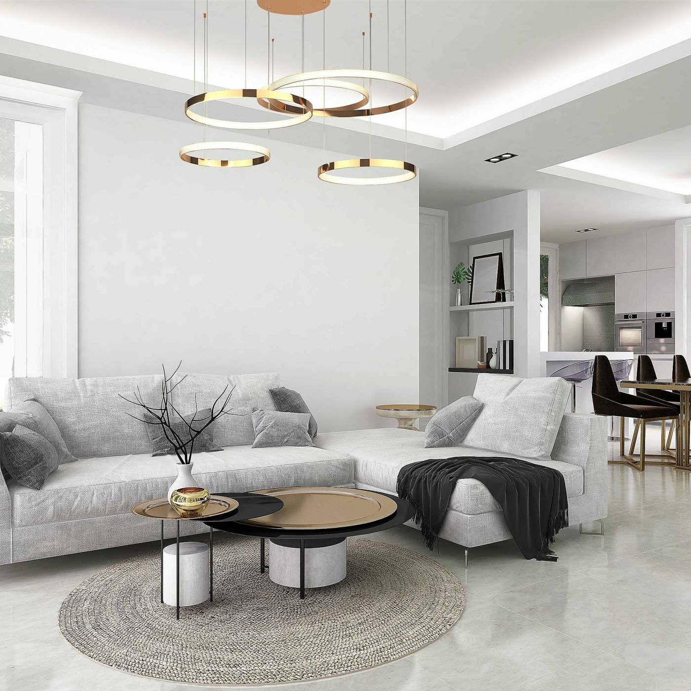 90275/5 медный Smart Светильник подвесной Eurosvet Smart Posh 90275/5 медный