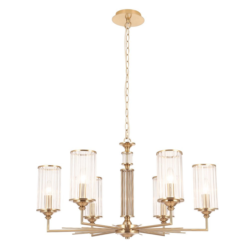 Подвесная люстра Crystal Lux Gloria GLORIA SP6 BRASS