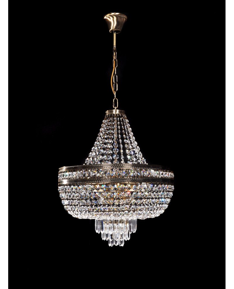 Подвесная хрустальная люстра Belladoria Lumina Deco LDP 10171