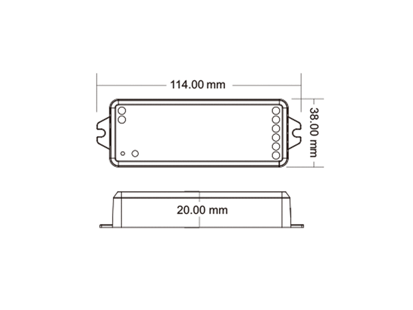 00-00031600 Светодиодный пиксельный контроллер WT-SPI Tuya Wi-Fi SPI RGB /RGBW, SWG Standard 00-00031600