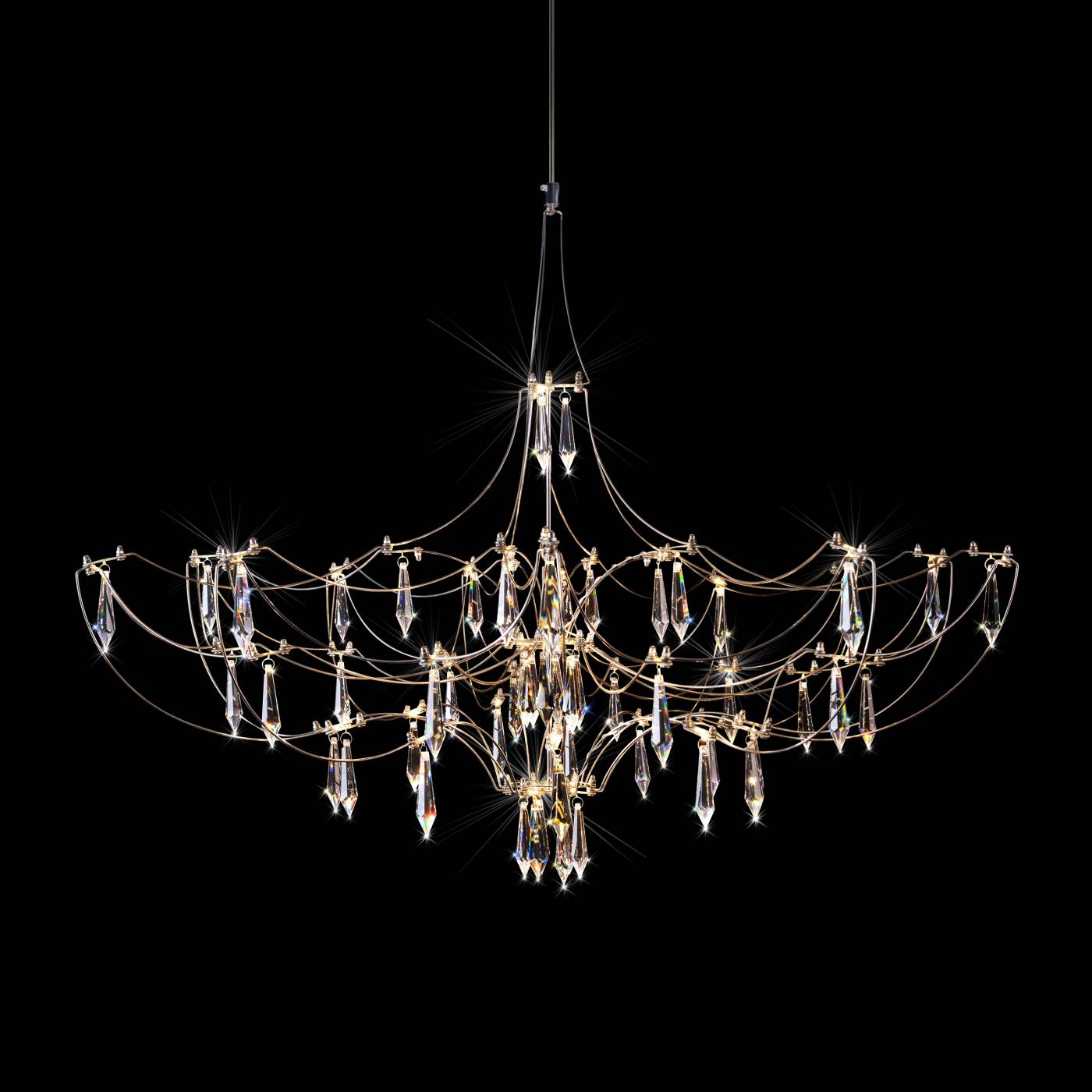 10589/900 Silver Asfour Подвесная люстра Mira Loft It 10589/900 Silver Asfour