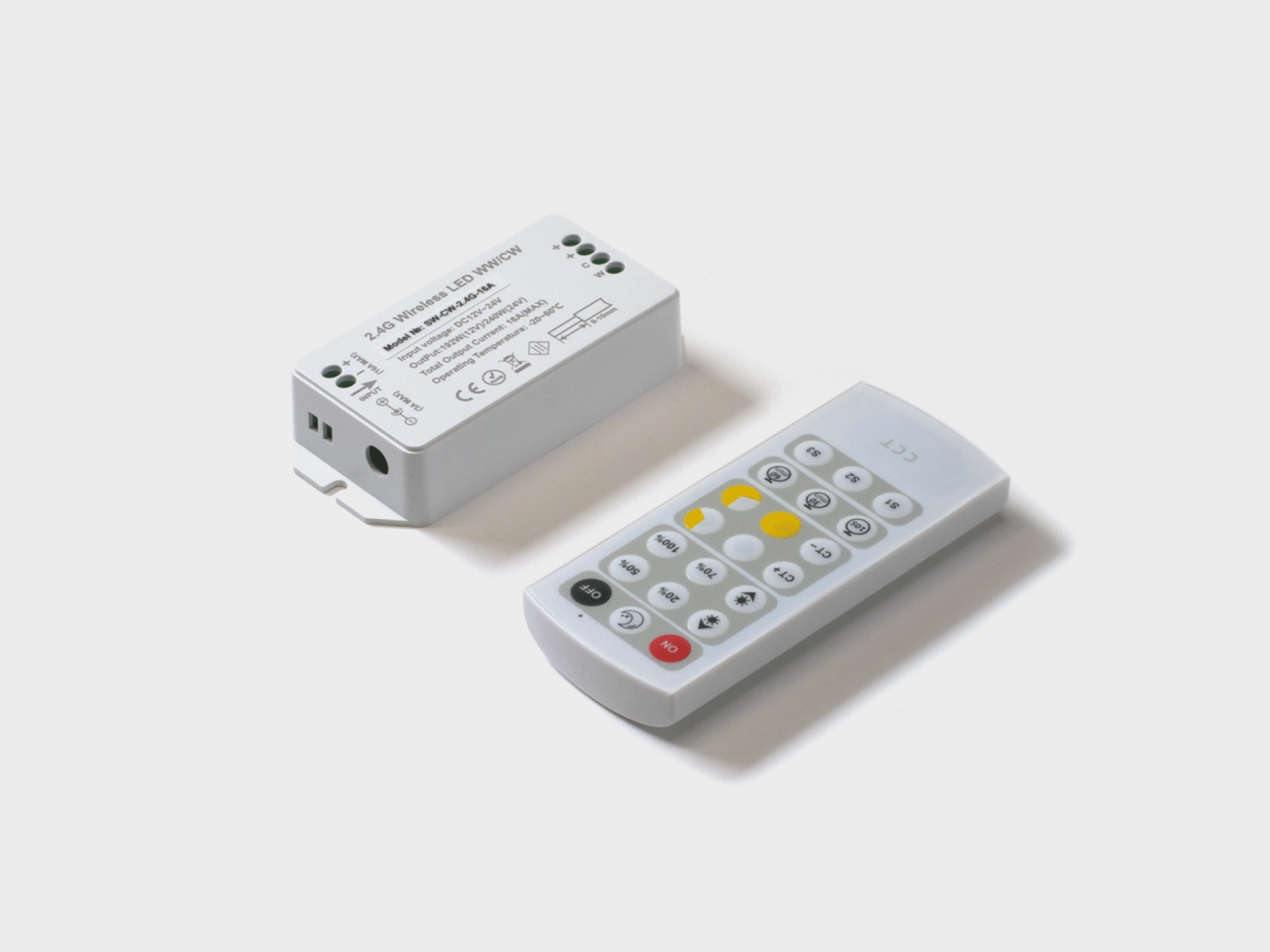 00-00021389 Контроллер CW, 2.4G с пультом, 21 кноп., SWG Standard 00-00021389