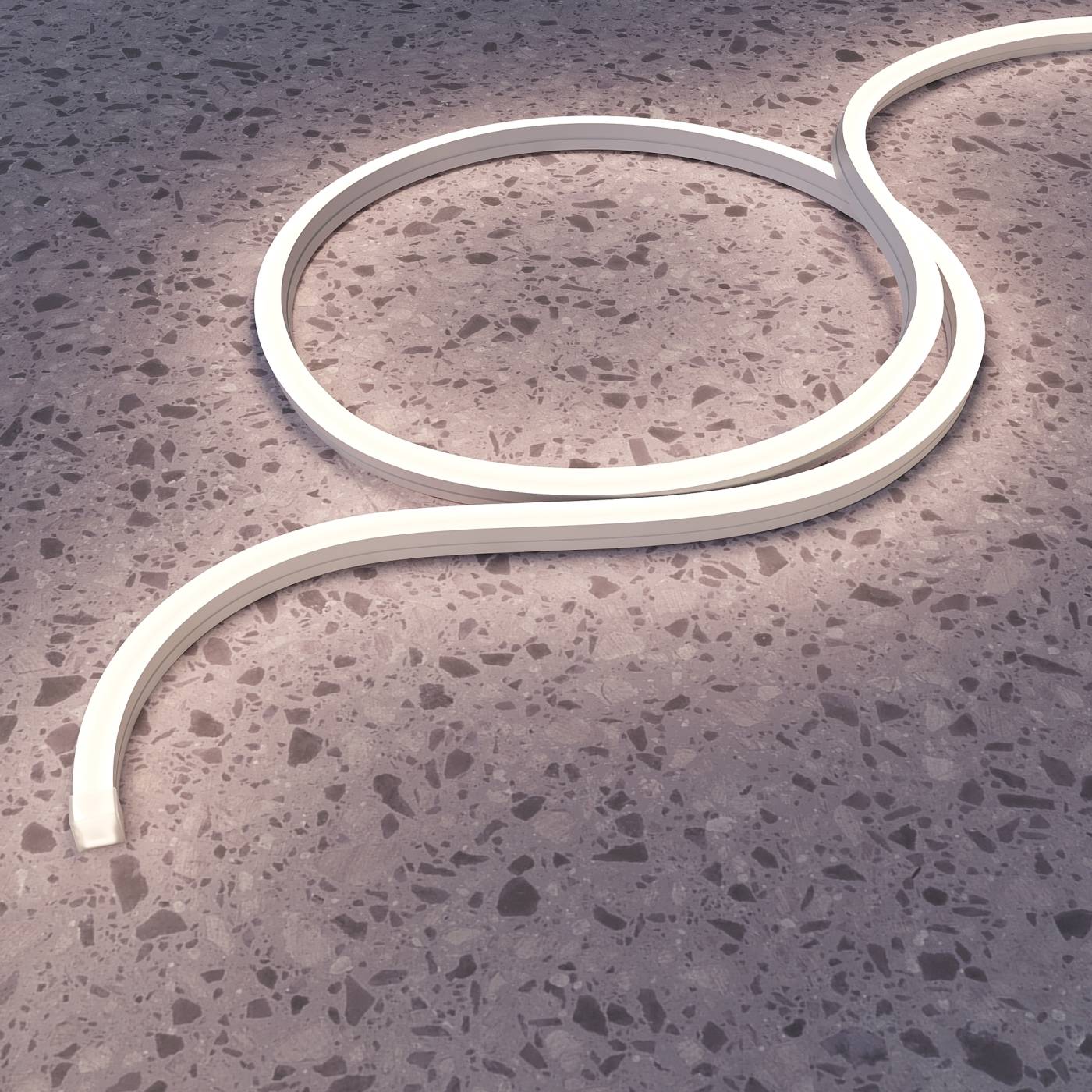 Гибкий неон 18x16 24В 14,4 Вт/м 3000K IP67 5м Maytoni Изгиб 3D 432045