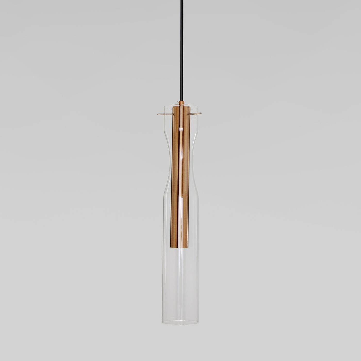 Светильник подвесной Eurosvet Swan 50254/1 LED латунь