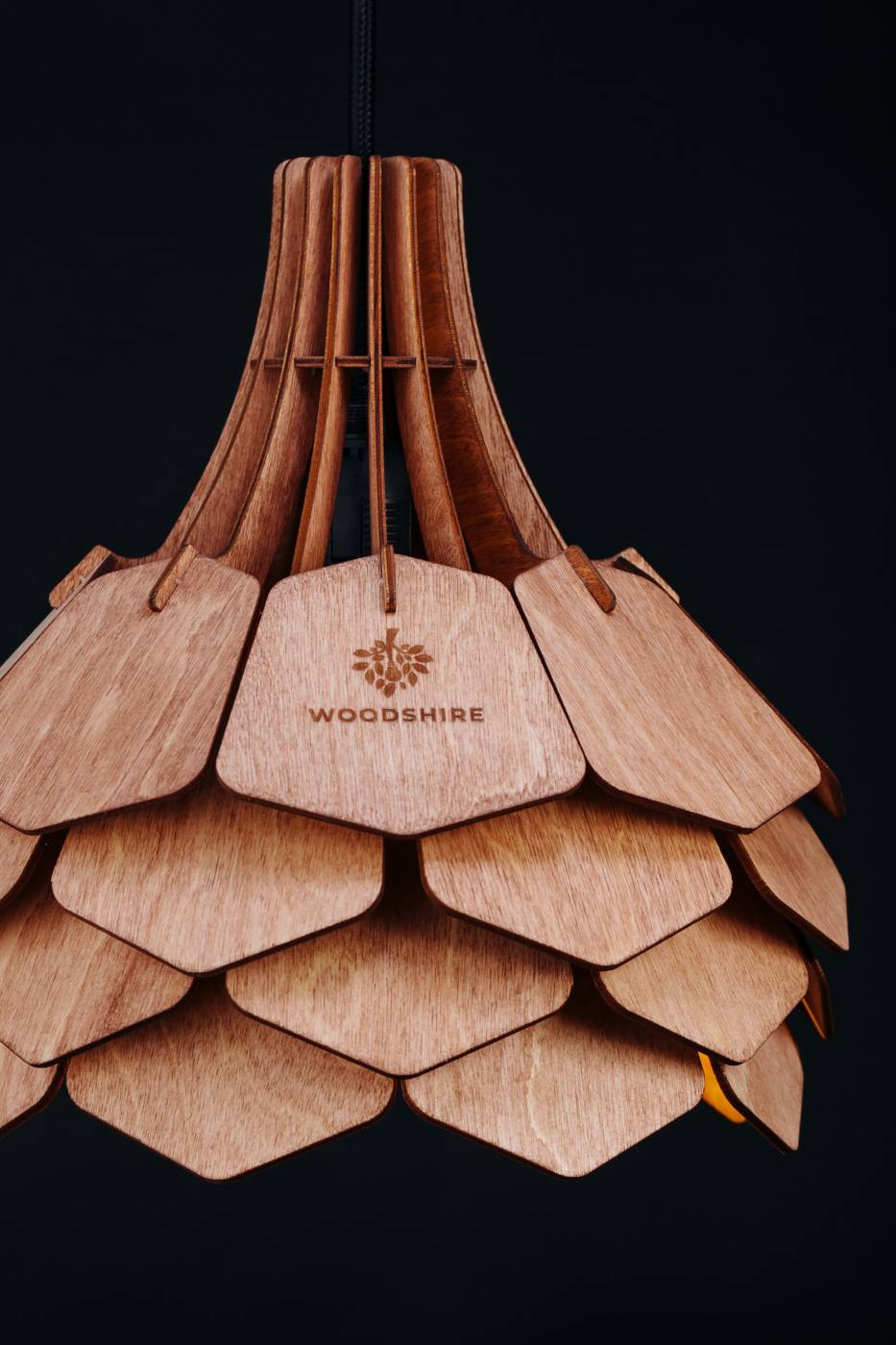 Светильник подвесной Woodshire Далиа 1235mx