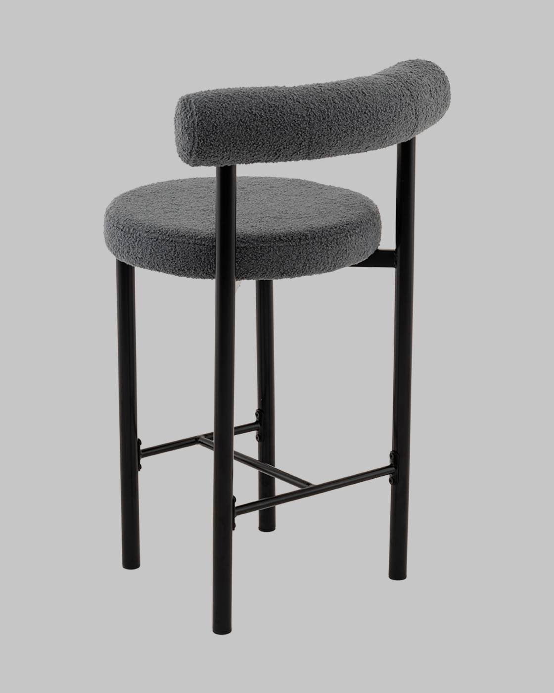 Полубарный стул Stool Group vd-plb-floreo-fl-grey