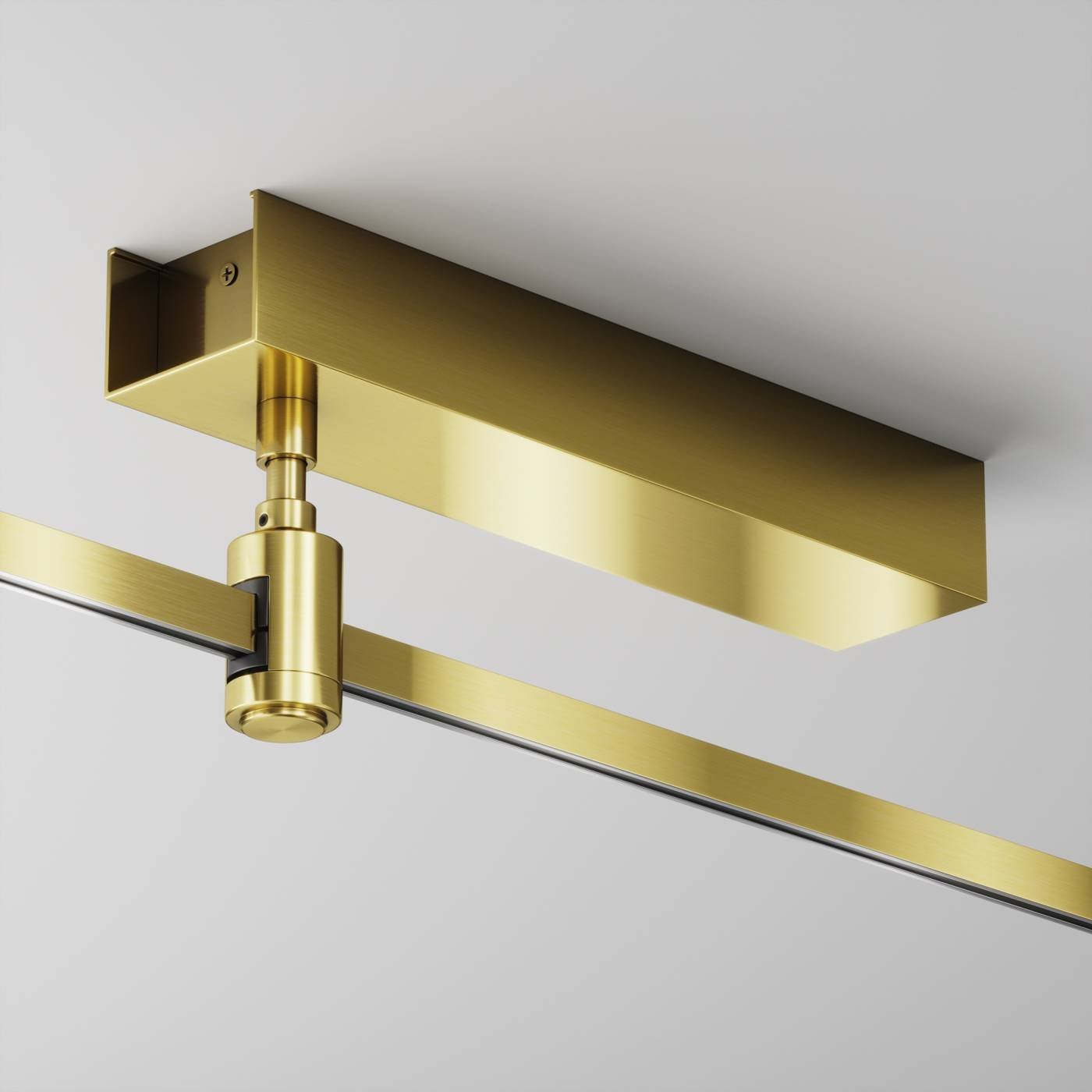 Основание потолочное Short для блока питания с вводом питания Maytoni Accessories for tracks Flarity TRA156C-BB1-BS